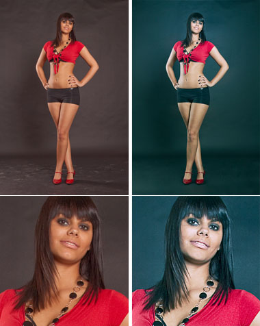 Before And After Retouching. of a #39;efore and after#39;.